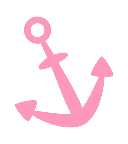 Ship Anchor Tool Vector Illustration — Stock Vector