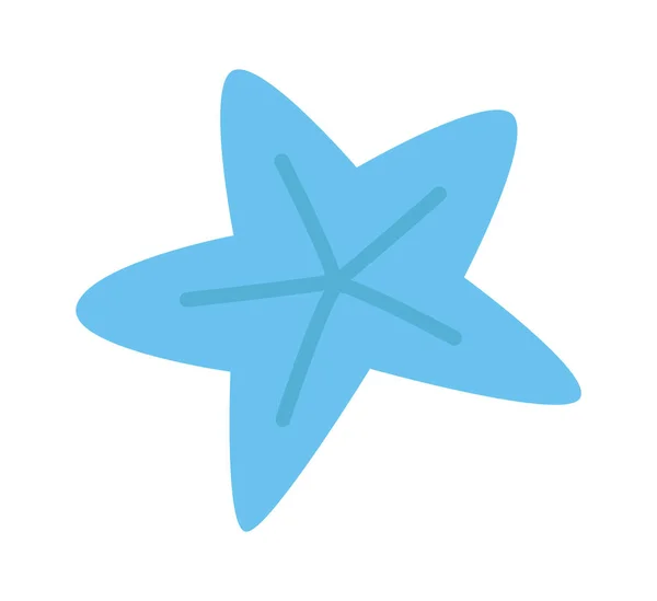 Estrella Del Mar Icono Vector Ilustración — Vector de stock