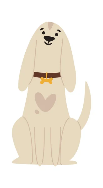 Σκύλος Κολάρο Διανυσματική Απεικόνιση — Διανυσματικό Αρχείο
