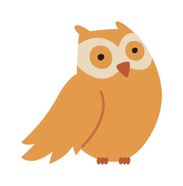 Owl Bird Animal Vector Ilustração —  Vetores de Stock