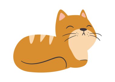 Yalancı Kedi Hayvan Vektörü İllüstrasyonu