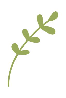 Yaprak Vektörü İllüstrasyonlu Çiçekli Brunch