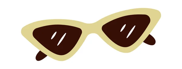Retro Sonnenbrille Beauty Vector Illustration — Stockvektor