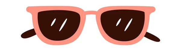Mujer Sunglasses Beauty Vector Illustration — Vector de stock