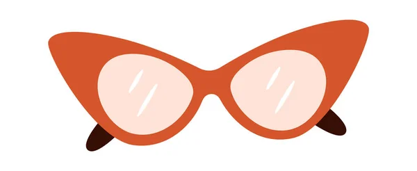 Retro Sonnenbrille Beauty Vector Illustration — Stockvektor