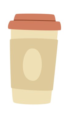 Termo Mug İllüstrasyon Vektörü İllüstrasyonu