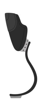 Siber Bacak Protez Vektörü İllüstrasyonu