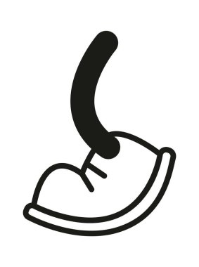 Çizgi Çizgi Çizgi Roman Bacak Vektörü İllüstrasyonu