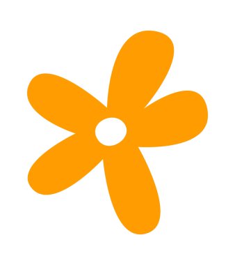 Çiçek baş simgesi Vektör İllüstrasyonu