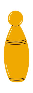 Bowling Vektörü İllüstrasyonu için Skittle