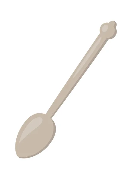 Tea Spoon Icon Vector Illustration — Stock Vector
