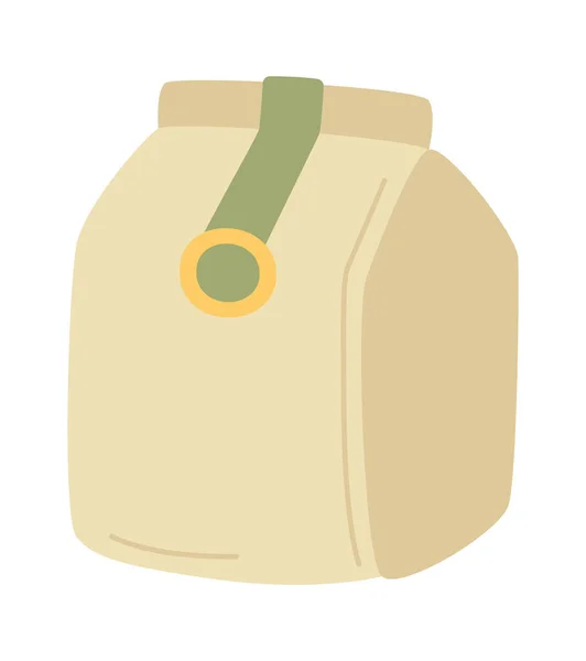 Paper Bag Icon Vector Illustration — Stock Vector