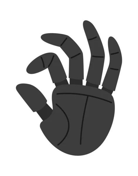 Cyber Palm Protesi Vettoriale Illustrazione — Vettoriale Stock