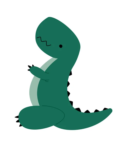 Kids Dinosaur Toy Vector Illustration - Stok Vektor