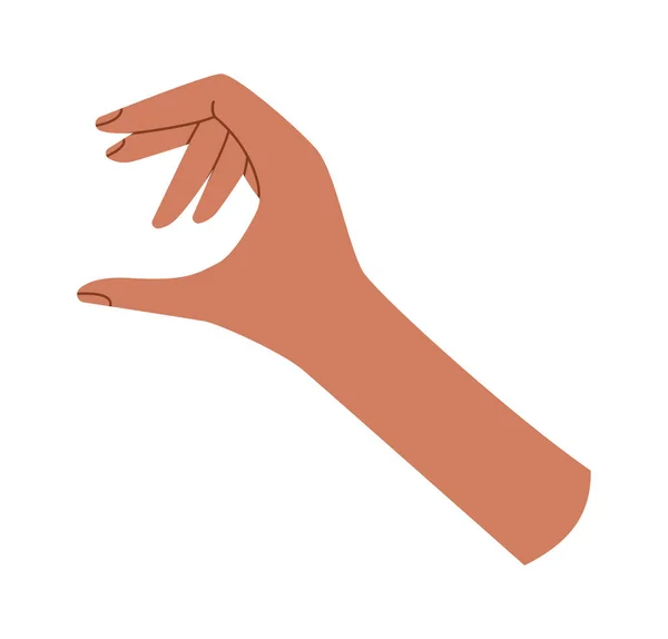 Mâna Luând Gesture Vector Illustration — Vector de stoc