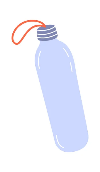Illustrazione Vettoriale Della Bottiglia Acqua Della Corda — Vettoriale Stock