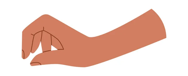 Handtagande Gesture Vektor Illustration — Stock vektor