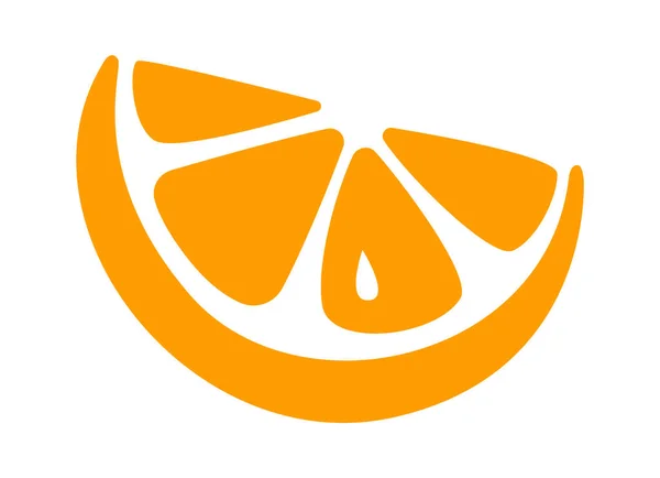 Illustration Zum Vektorschnitt Von Orangenfrüchten — Stockvektor