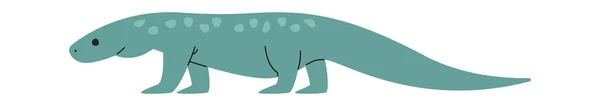 Monitor Lizard Animal Vector Ilustração — Vetor de Stock
