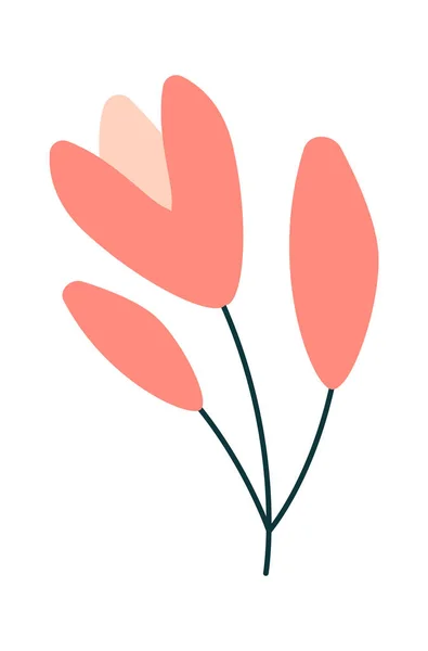 Flower Stem Vector Illustration — Stock Vector