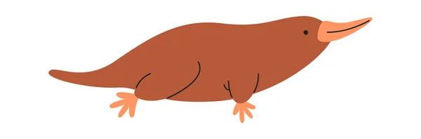 Ilustracja Wektora Platypus Zwierząt — Wektor stockowy