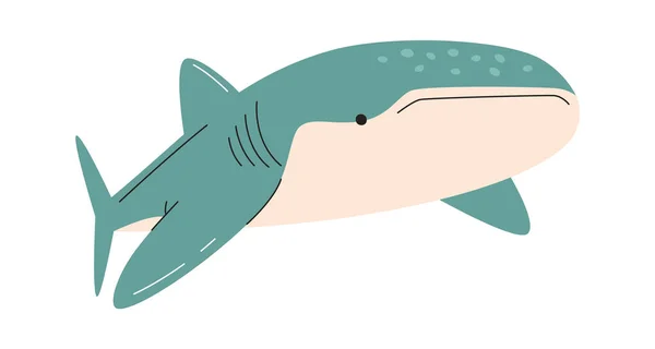 Vektorová Ilustrace Velrybích Žraloků — Stockový vektor
