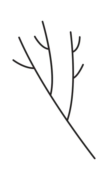 Tree Branch Icon Vector Illustration — Stockvektor