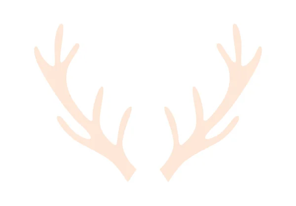 Deer Antler Illustration Vector Illustration — Stock Vector