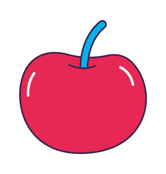 Cherry Berry Icon Vector Illustration — Stock Vector