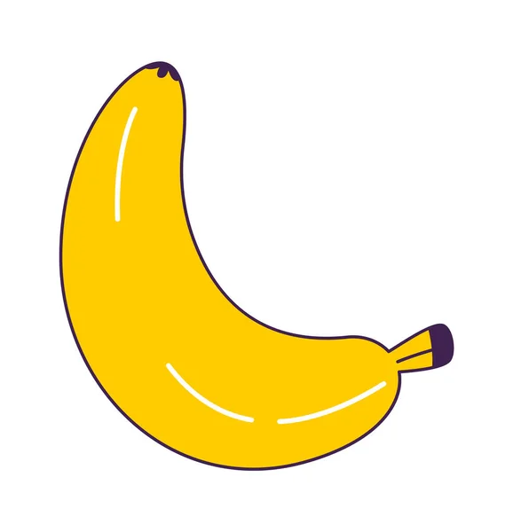 Illustration Vectorielle Icône Fruit Banane — Image vectorielle