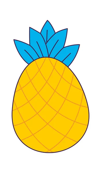 Ananas Frukt Ikon Vektor Illustration — Stock vektor