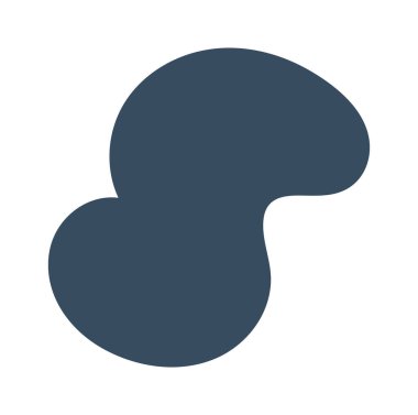 Soyut Blot Şekil Vektörü İllüstrasyonu