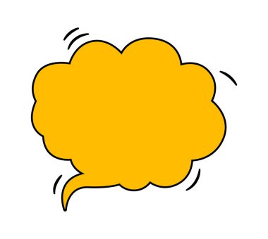 Bulut Konuşması Kabarcık Vektörü ResmiComment