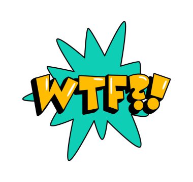 Ne Çizgi Roman Yapıştırması Vektör İllüstrasyonu