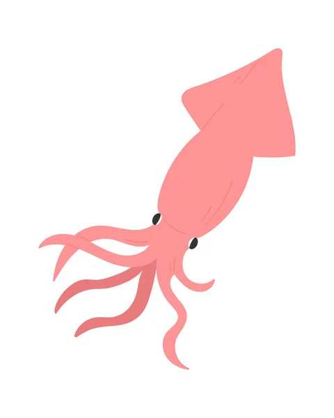Χταπόδι Mollusc Marine Διανυσματική Απεικόνιση — Διανυσματικό Αρχείο