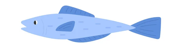 Illustration Vectorielle Marine Des Poissons Mer — Image vectorielle