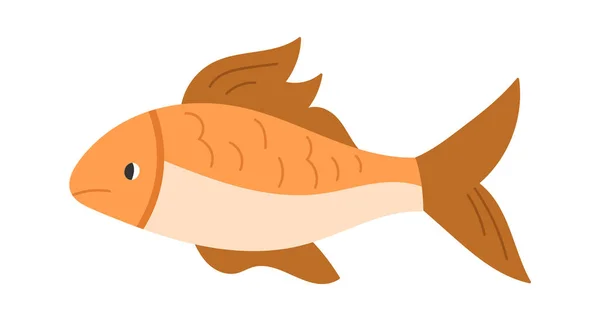 Ryby Plavání Mořský Vektor Ilustrace — Stockový vektor