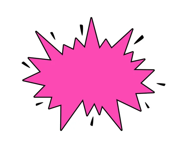 Splash Sticker Icône Illustration Vectorielle — Image vectorielle