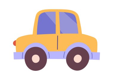 Araba Çocukları Oyuncak Vektörü İllüstrasyonu