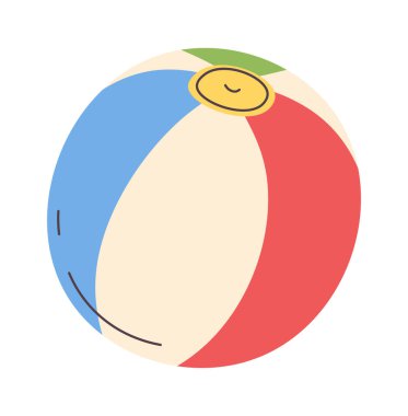 şişme top vektör çizim