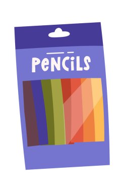 Kalemler Kutu Vektörü Resimlerinde