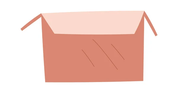Caja Rectángulo Papel Vector Ilustración — Vector de stock