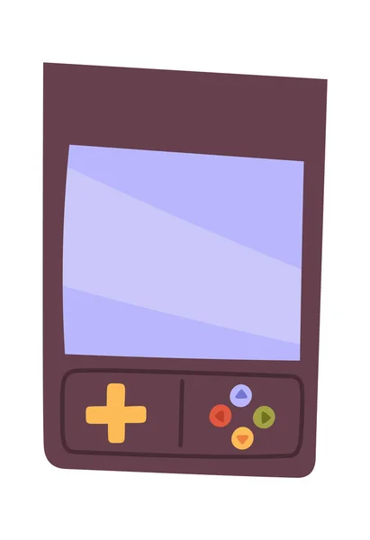Portable Game Console Vector Ilustración — Vector de stock