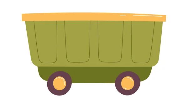 Oyuncak Tramvay Çocuk Vektör Çizimi — Stok Vektör