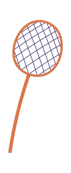 Racket Badminton Vector Illustration — Stock Vector