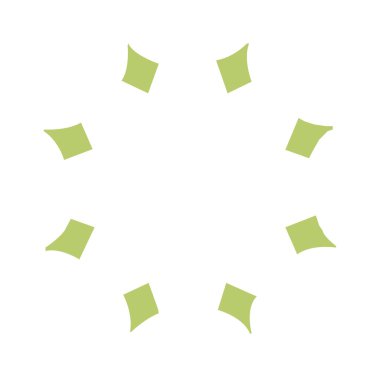 soyut çember şekil vektör çizimi