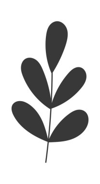 Yaprak Vektörü İllüstrasyonlu Çiçekli Brunch