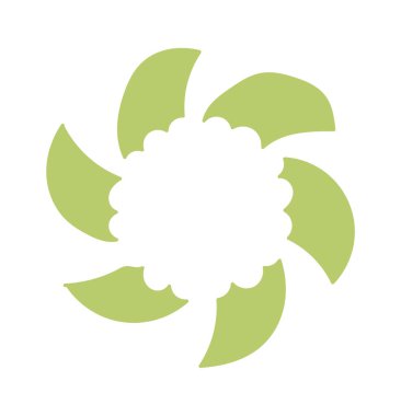 Yuvarlak Soyut Element Vektörü İllüstrasyonu