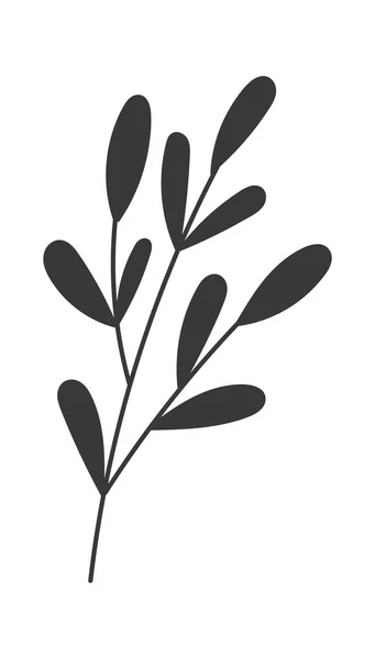 잎으로 무늬를 브루흐 — 스톡 벡터
