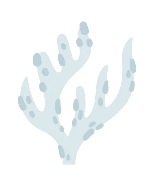 Havskorall Växtvektor Illustration — Stock vektor